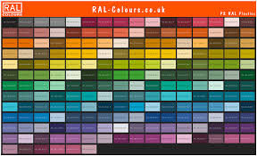 Ral Colour Charts Shades And Swatches