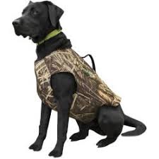 Neoprene Dog Vest With Handle Insulated Camo Dog Vest For