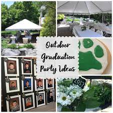 We had it at our house in the backyard. Outdoor Graduation Party Evolution Of Style