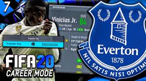 1280 x 720 jpeg 173 кб. Vinicius Junior Signs For Everton Fifa 20 Everton Career Mode Youtube