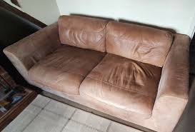 seater leather sofa and large arm chair