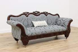 carved gany sofa