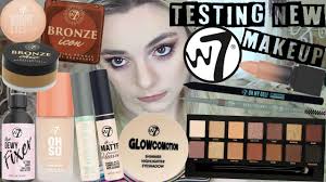 testing new w7 makeup you