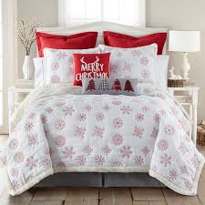 Levtex Home Red Snowflake 3 Piece White