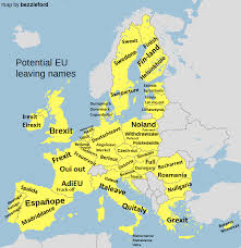 Europe has 50 countries, and they make up a population of 733 million, which makes them third in population after asia and africa. Potential Eu Exit Names For The 27 Remaining Member Countries Brilliant Maps
