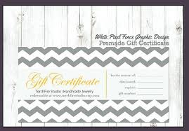 Gift Certificate Template Fitness Trainer 227733590014 Gift