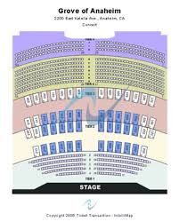 The Grove Of Anaheim Tickets In Anaheim California Seating