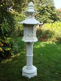 Warrior Garden Ornament Lantern White