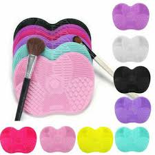 makeup brush cleaning mat scrubber