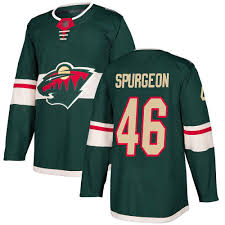 Adidas Nhl Youth Jared Spurgeon Green Home Premier Jersey