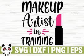 makeup artist in training graphic by