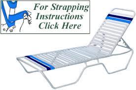 Vinyl Strap For Patio Furniture By The