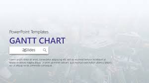 Corporate Gantt Chart Powerpoint Template Free Download