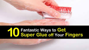 super glue off your fingers