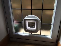 Cat Flaps Fitted In Glass In South West