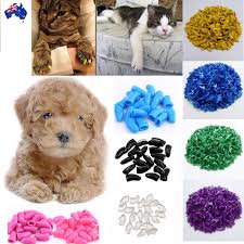 soft cat dog nail caps pet claw covers