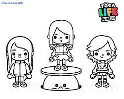 Feel free to send us your own wallpaper and we will consider adding it to appropriate category. Toca Boca Life Coloring Pages Printable Coloring Pages
