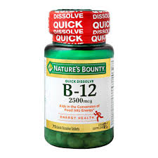 Kebutuhan vitamin b12 harian bisa didapatkan melalui makanan atau suplemen selain itu, vitamin b12 juga dapat ditemukan pada sereal yang sudah difortifikasi atau diperkaya dengan vitamin ini. Order Nature S Bounty B 12 2500mg 72 Tablets Vitamin Supplement Online At Best Price In Pakistan Naheed Pk