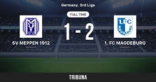 Get live football scores for the sv meppen vs fc saarbrucken football game taking place on 09 jan 2021 in the german 3. Sv Meppen 1912 Vs 1 Fc Magdeburg Live Score Stream And H2h Results 04 21 2021 Preview Match Sv Meppen 1912 Vs 1 Fc Magdeburg Team Start Time Tribuna Com