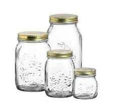 Glass Storage Jars Airtight Food