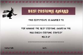 18 Halloween Certificate Templates Free Printable Word Designs