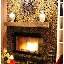 Glass Tile Fireplace Surround Photos