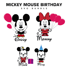 mickey mouse birthday svg free