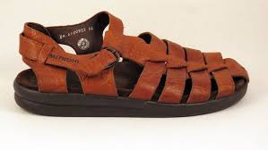 Mephisto Mens Brown Leather Sandals Size 8 Med Fisherman