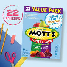 mott s fruit flavored snacks variety
