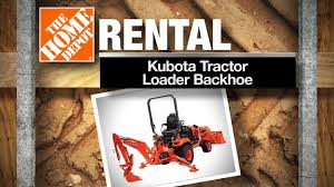 Download the app from the app store or google play. Kubota Tractor Loader Backhoe The Home Depot Rental Youtube