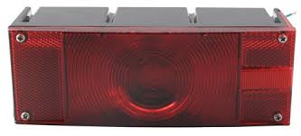 Optronics Combination Trailer Tail Light Submersible 7 Function Incandescent Passenger Side Optronics Trailer Lights St16rb