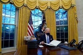But, while all presidents from john adams onward have lived in the white house, the oval office is a somewhat more modern convention. Oval Office Redecorated For President Joe Biden