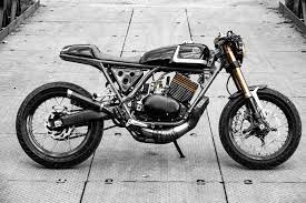 race derived yamaha rd350 cafe racer