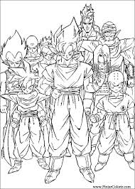 Dragon ball z coloring pages Drawings To Paint Colour Dragon Ball Z Print Design 060