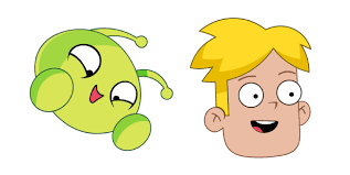 When the night is long. Final Space Mooncake And Gary Goodspeed Cursor Custom Cursor