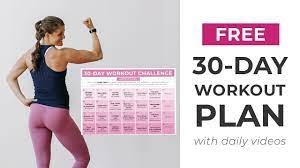 free 4 week workout plan videos