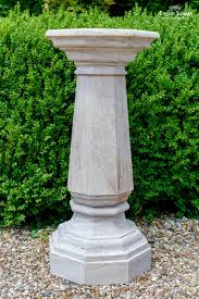 Substantial Octagonal Stone Sundial Plinth