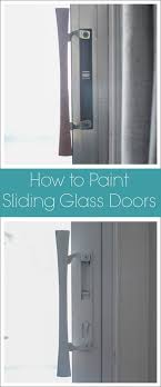 Painted Sliding Glass Doors One Less