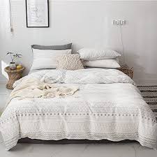 Bbset Boho White Comforter Sets Twin 2