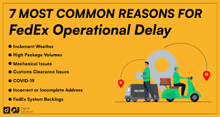what does fedex operational delay mean