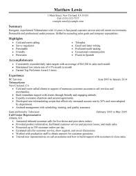 Unforgettable Experienced Telemarketer Resume Examples To