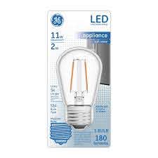 Ge 11 Watt Eq 3 In S14 Soft White Appliance In The Specialty Light Bulbs Department At Lowes Com