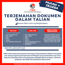 Institut terjemahan dan buku malaysia (itbm). Itbm