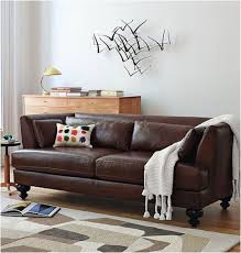 decorating around a leather sofa