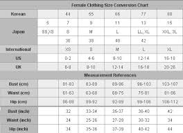 Habitudes De Femmes Clothing Size Convert Chart European To
