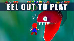 Super Mario 64 Switch Can the Eel Come Out to Play Course 3 Jolly Roger Bay  Star 2 - 3D All Stars - YouTube