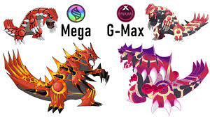 The Weather Trio Pokemon Mega & Gigantamax Evolve : Rayquaza Kyogre Groudon  - YouTube