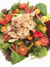 crab salad with healthy homemade