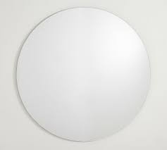 rienne frameless round wall mirror
