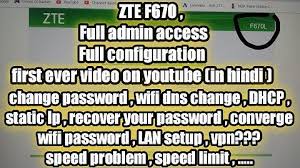 Reset password wifi melalui modem indihome. Zte Zxhn F670l Specs